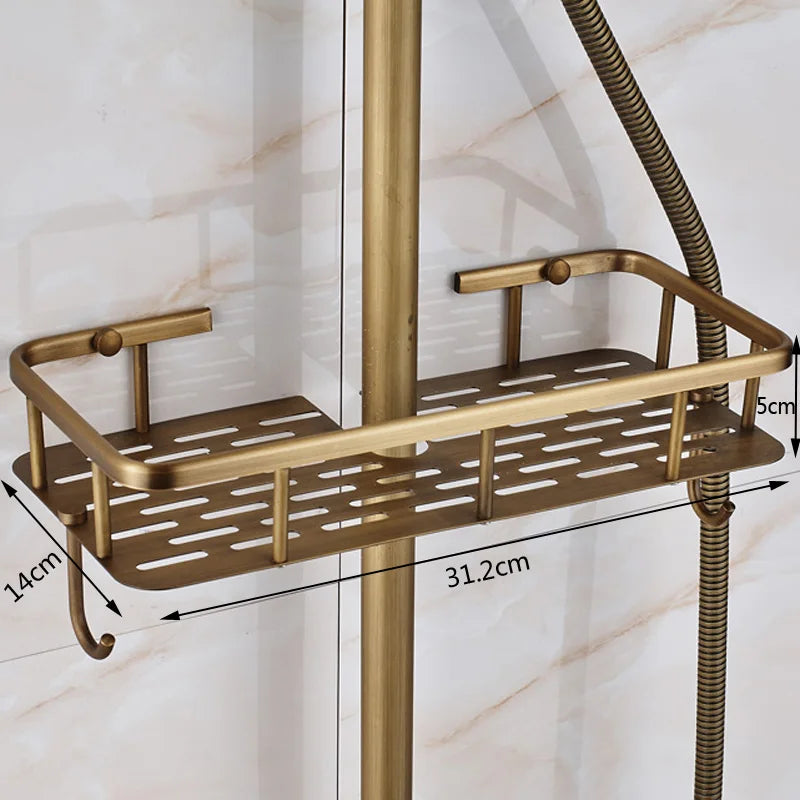 Antique Brass Shower Faucet
