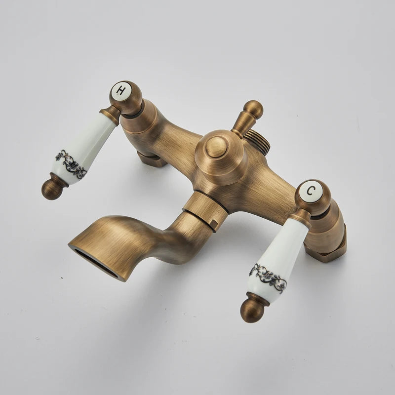 Antique Brass Shower Faucet