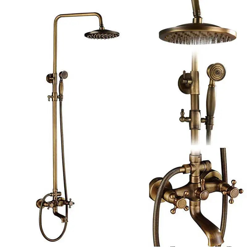 Antique Brass Shower Faucet
