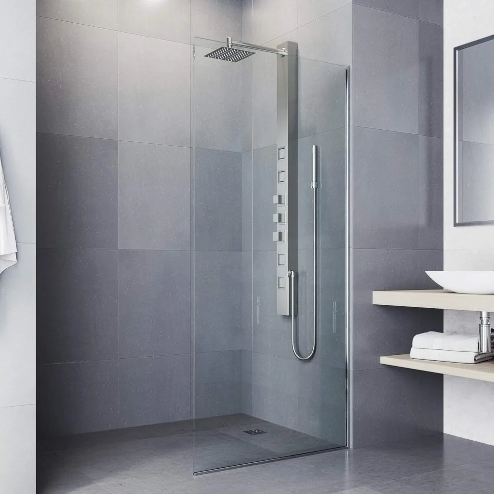 20"x58" Jet Stainless Steel Shower Panel