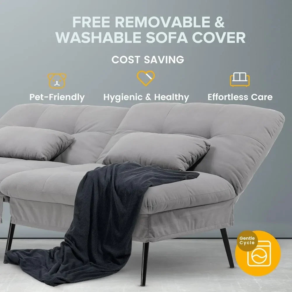 68" Convertible Futon Sofa Bed