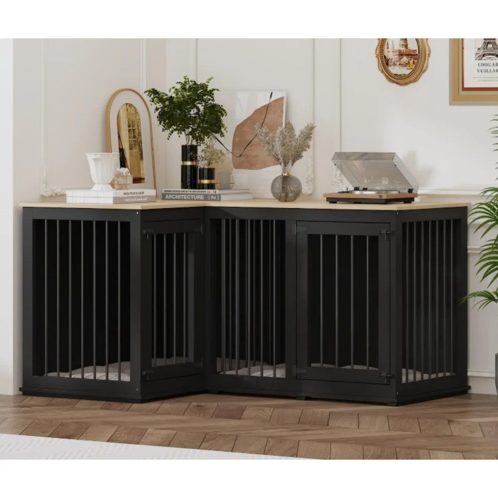 Corner Dog Crate Furniture