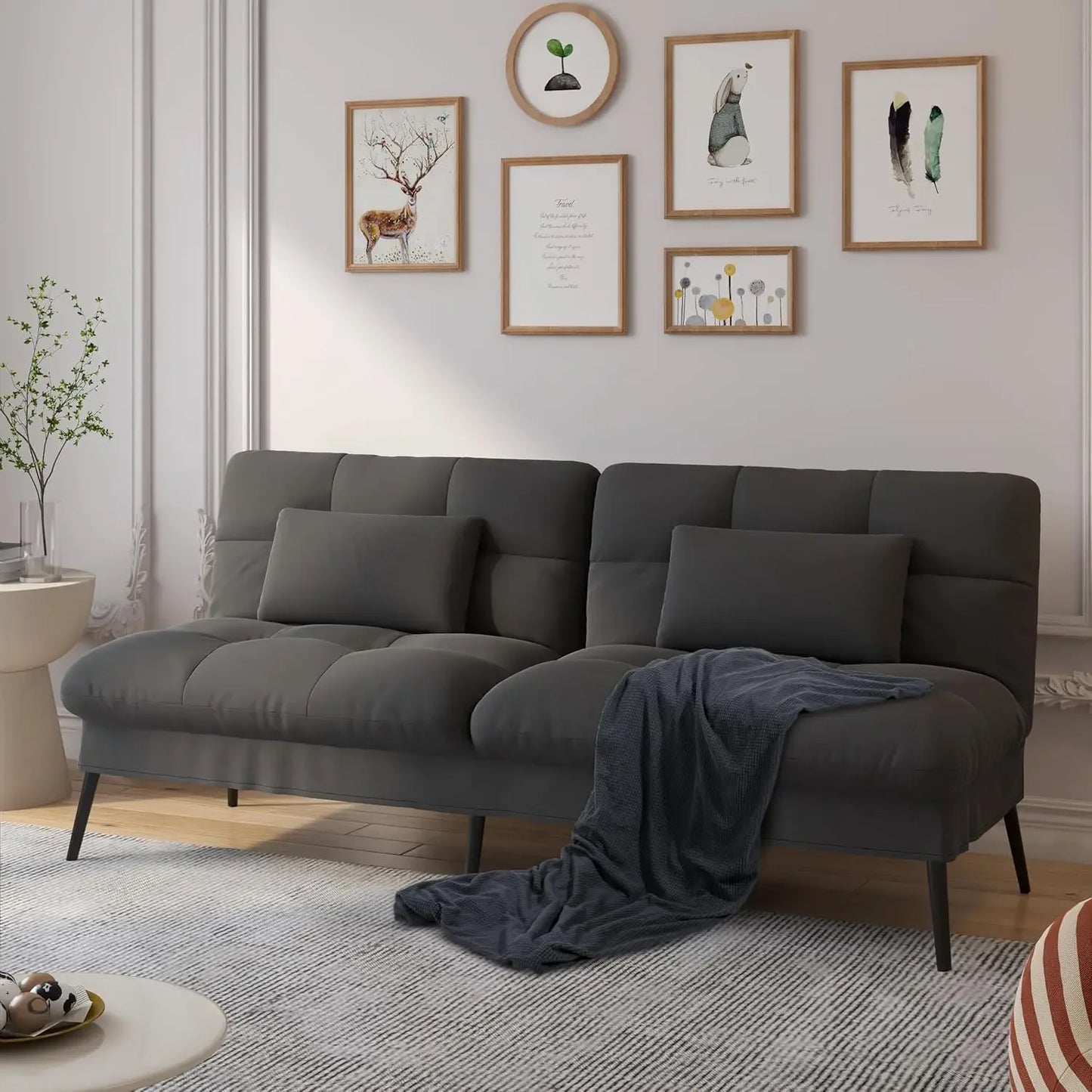 68" Convertible Futon Sofa Bed
