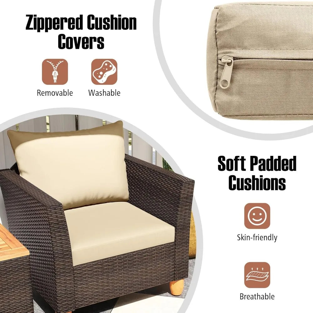 3-Piece Patio Furniture Set