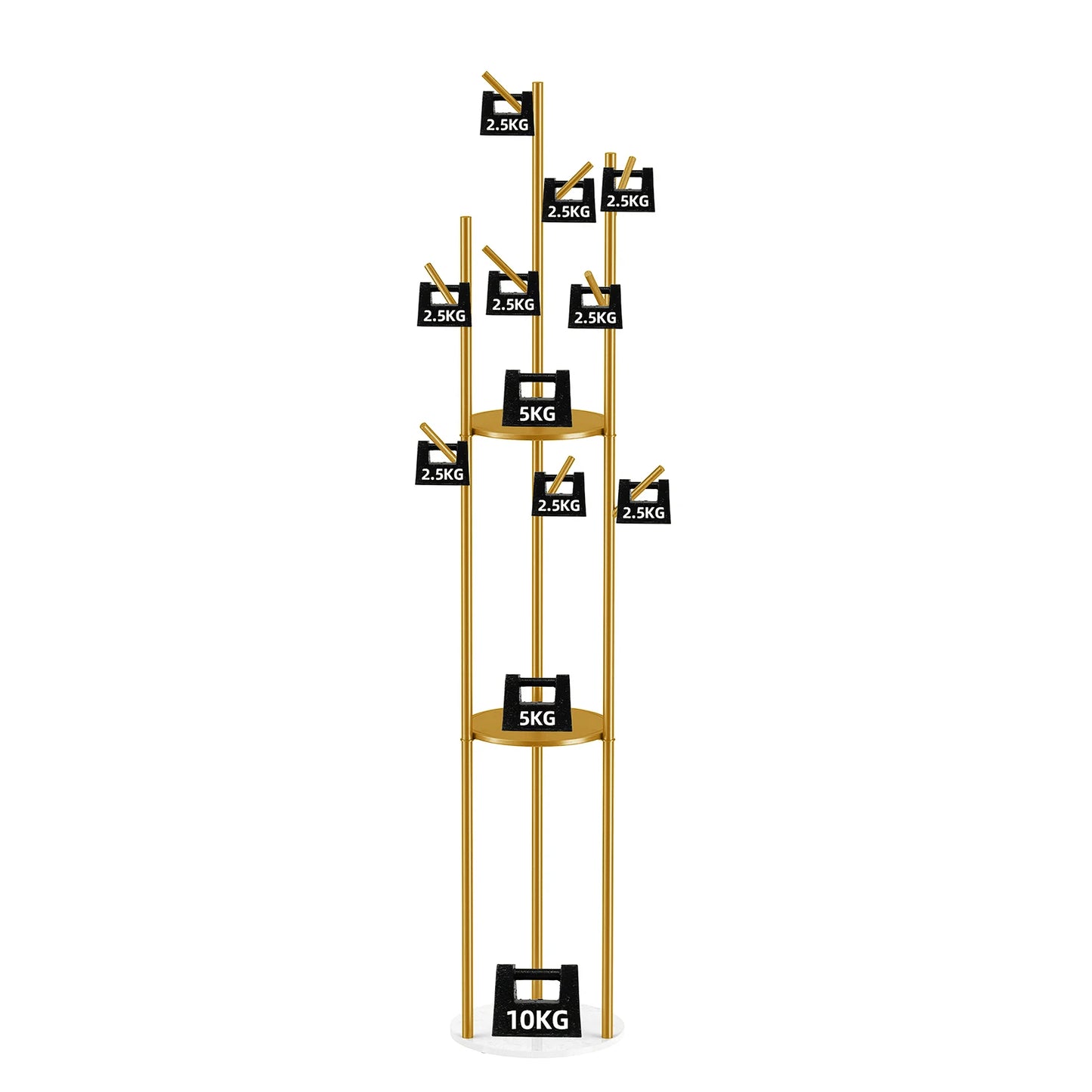 Heavy Duty Marble Coat Rack Stand