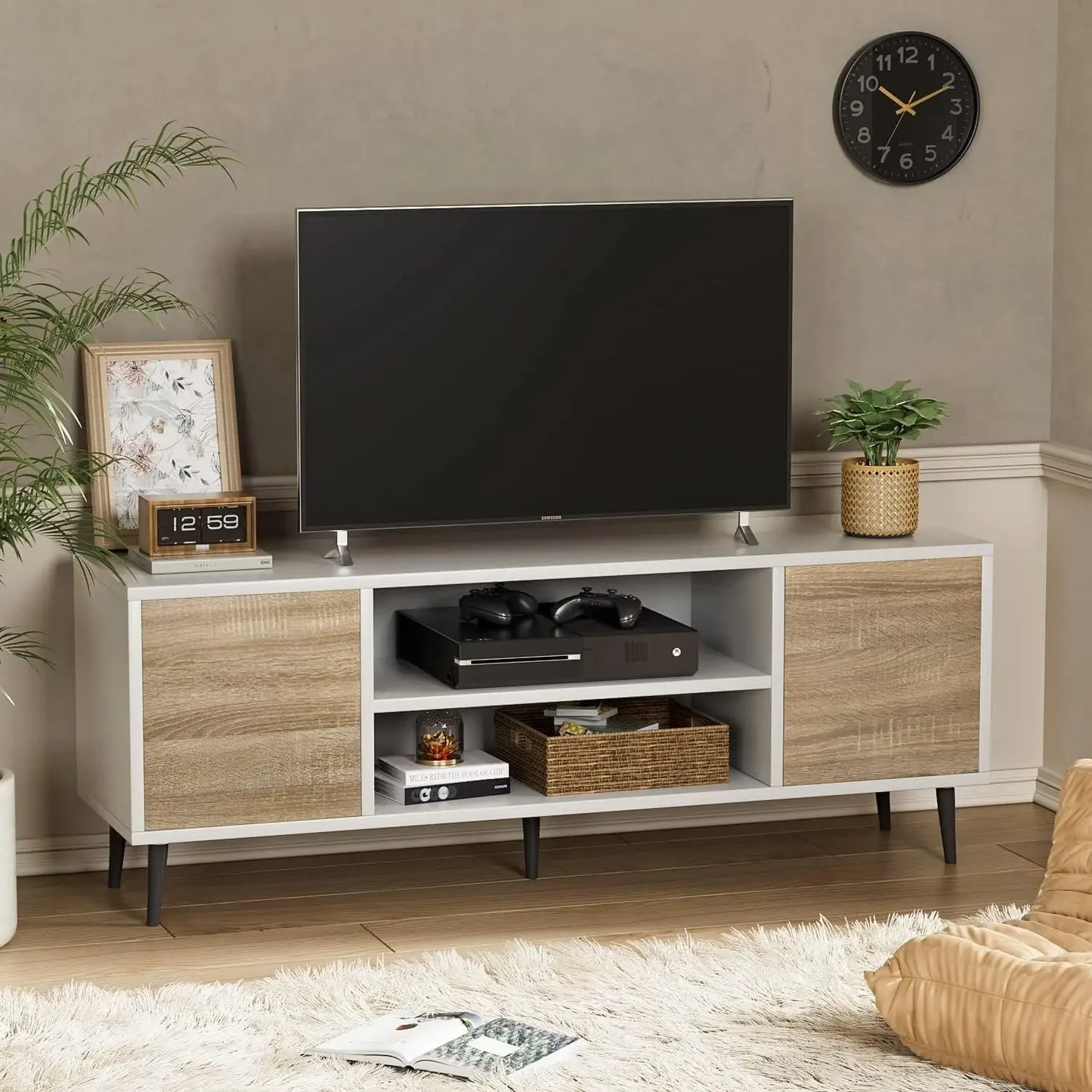 Living Room TV Stand Entertainment Center