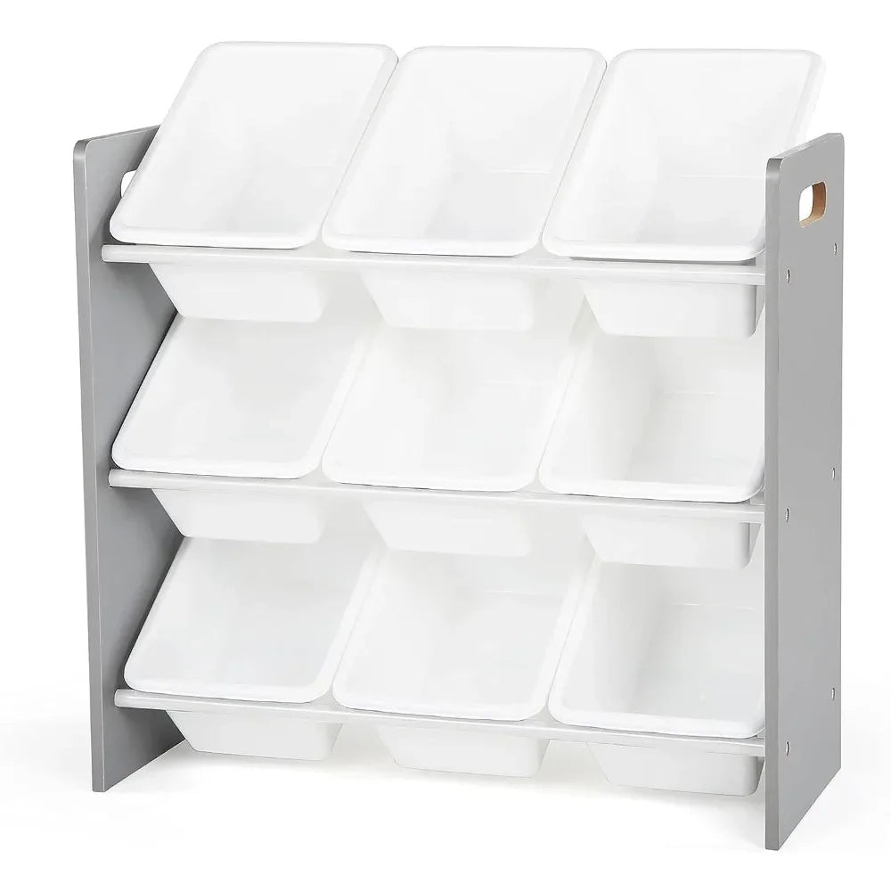 Grey & White Toy Organizer