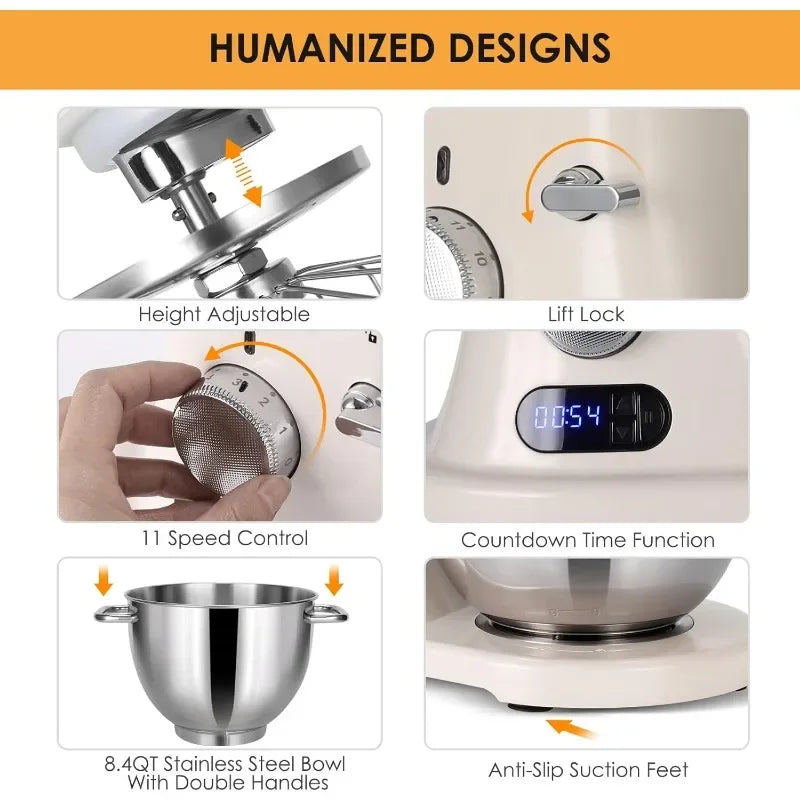 8.4QT Commercial Stand Mixer