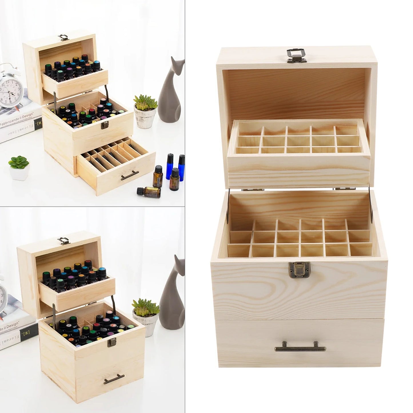 Essential Oil Storage For 59 Bottles