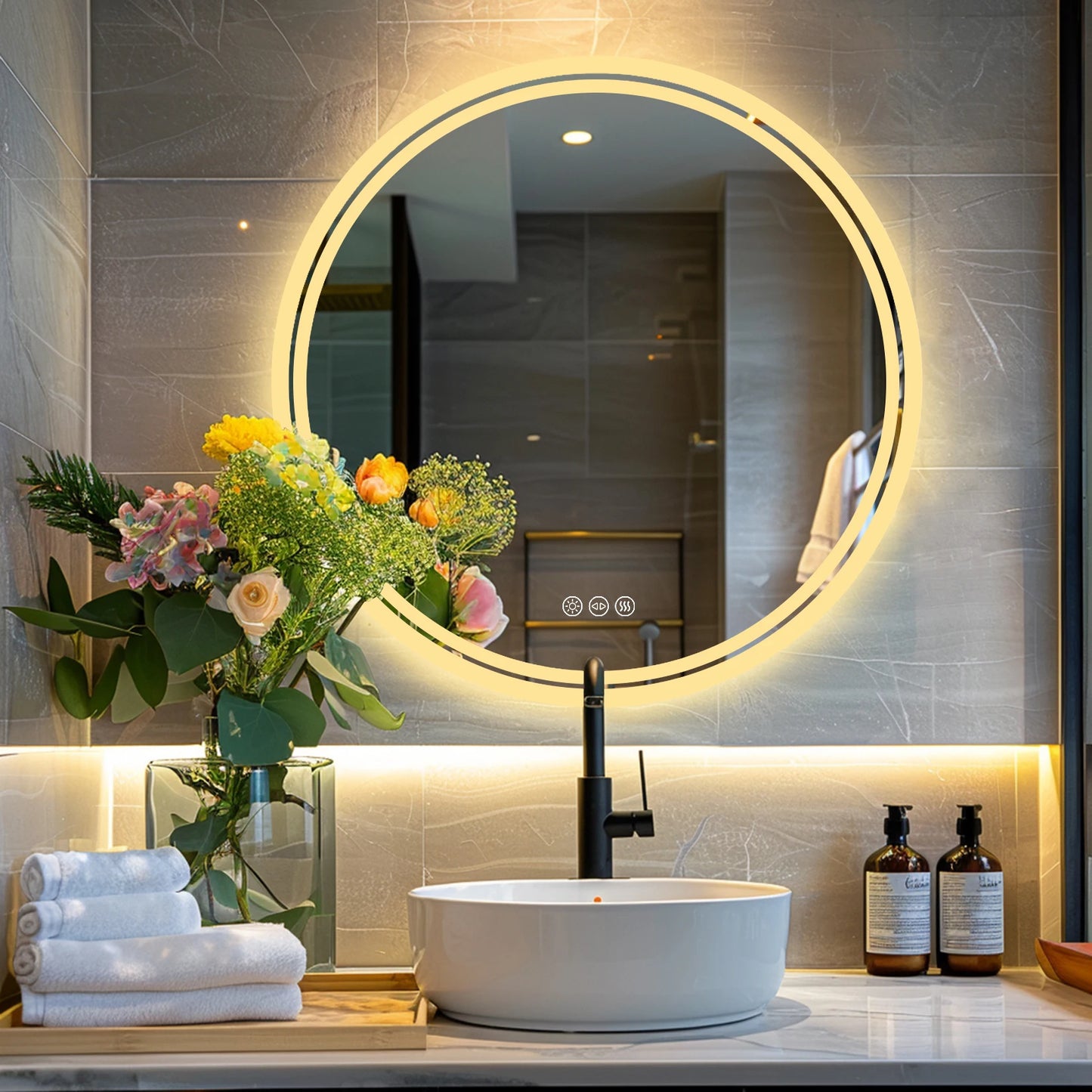 LED Circle Bathroom Mirror