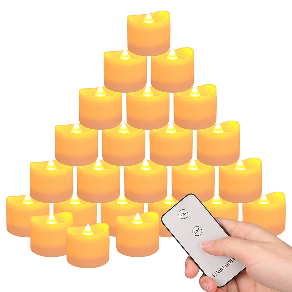 Flameless LED Battery Operated Flickering Candle