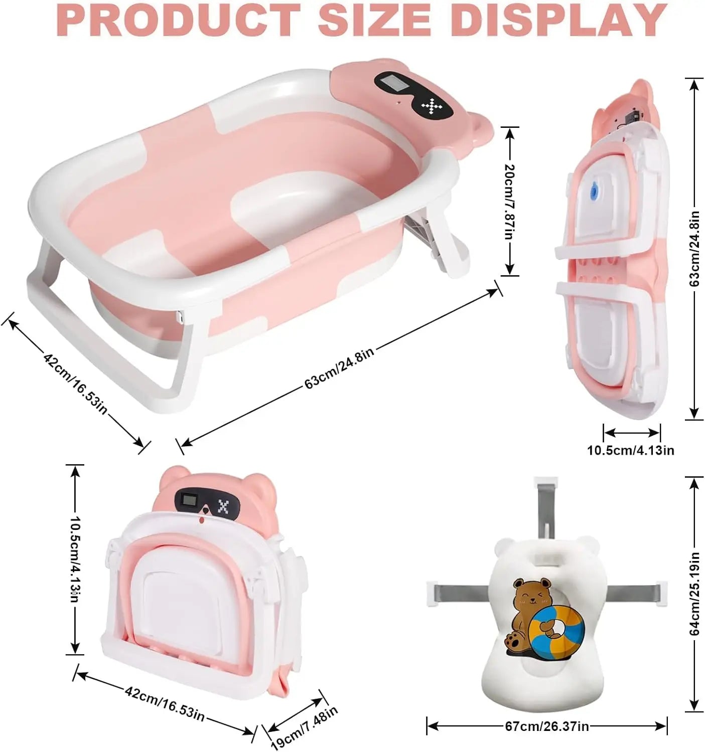 Foldable Baby Bath Tub