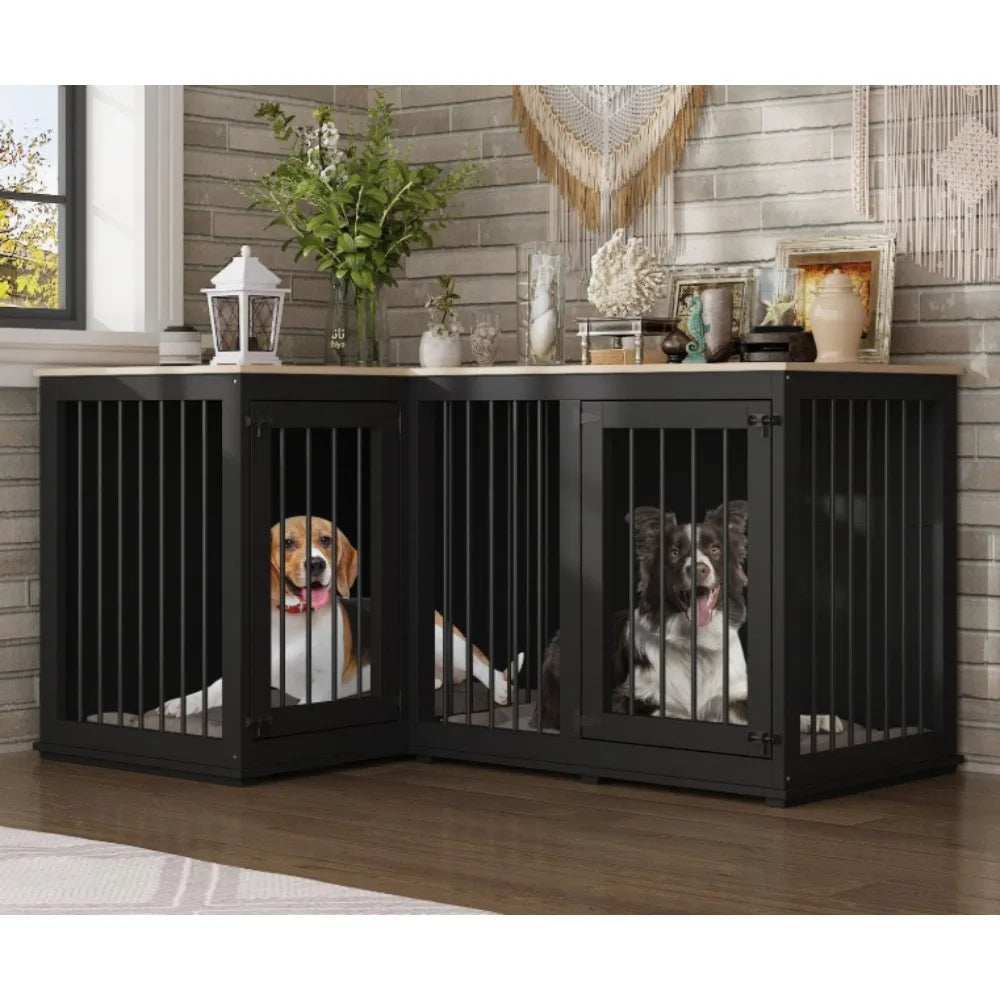 Corner Dog Crate Furniture