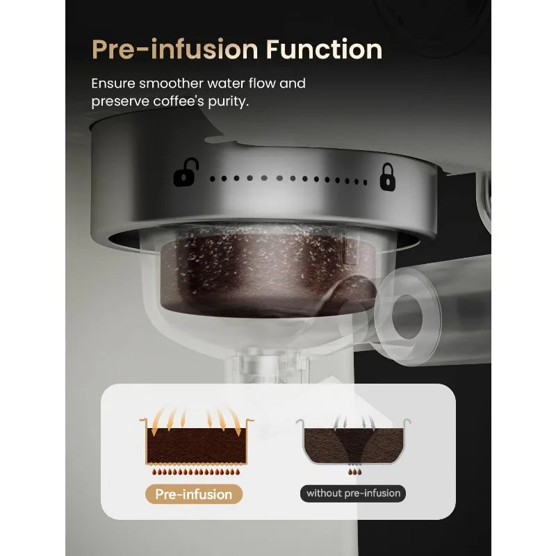 Espresso Maker With Milk Frother