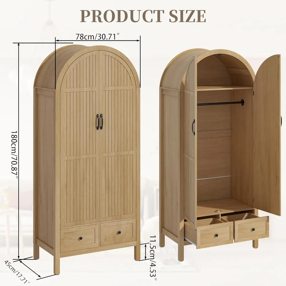 Armoire Wardrobe Closet With Drawers
