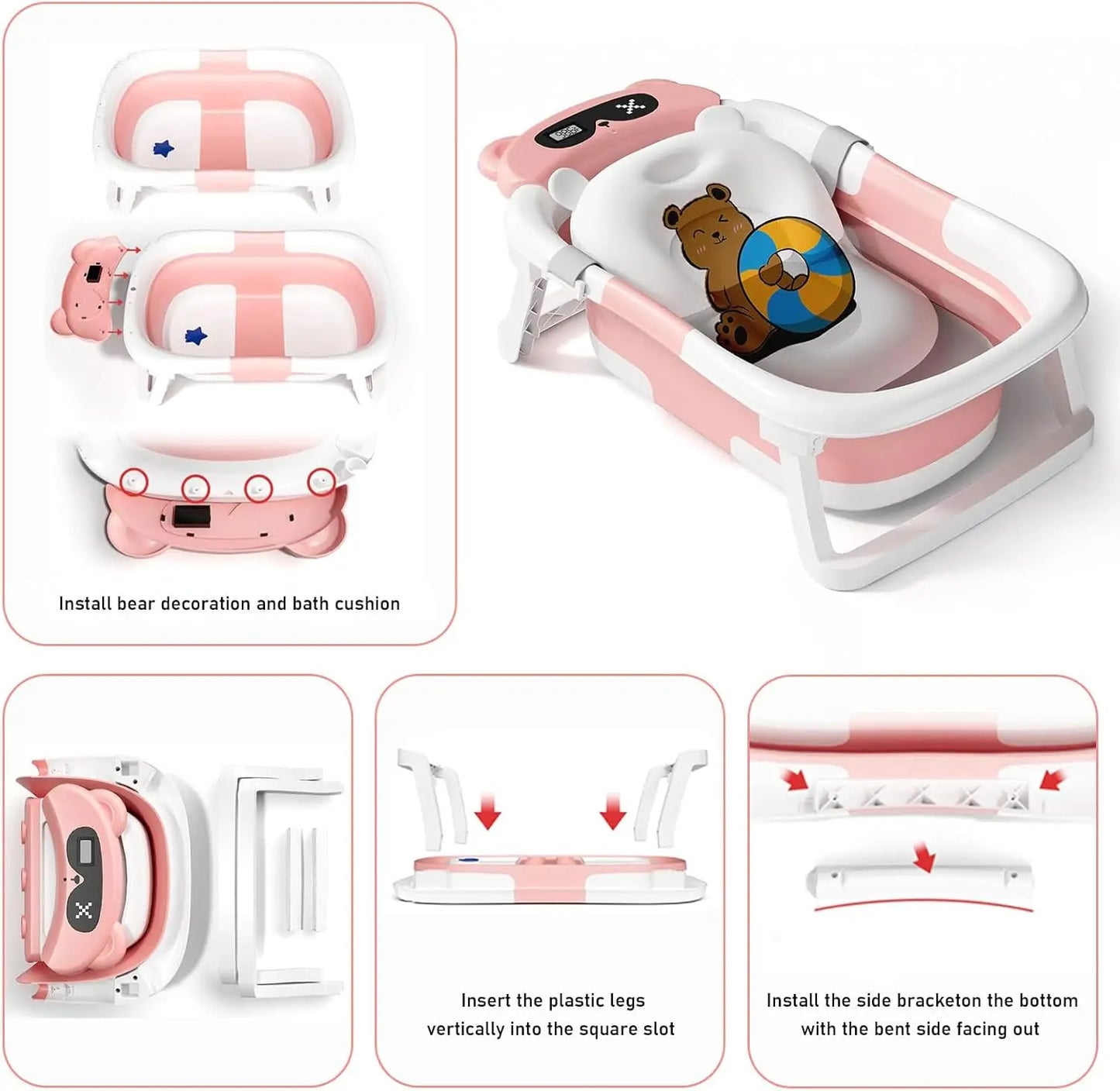 Foldable Baby Bath Tub