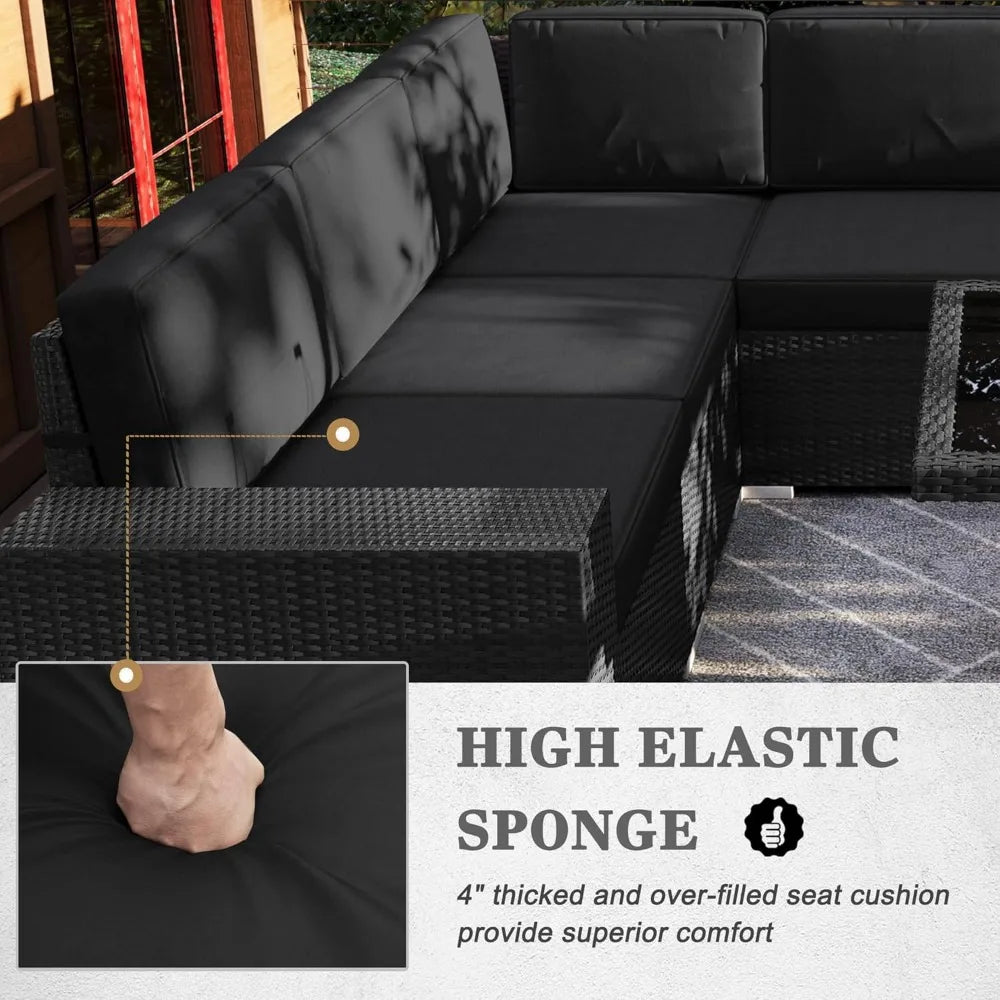 7 Piece Patio Furniture Set