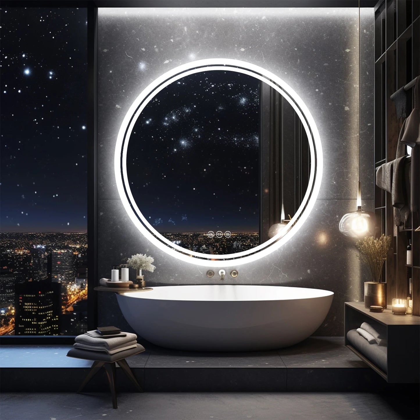 LED Circle Bathroom Mirror