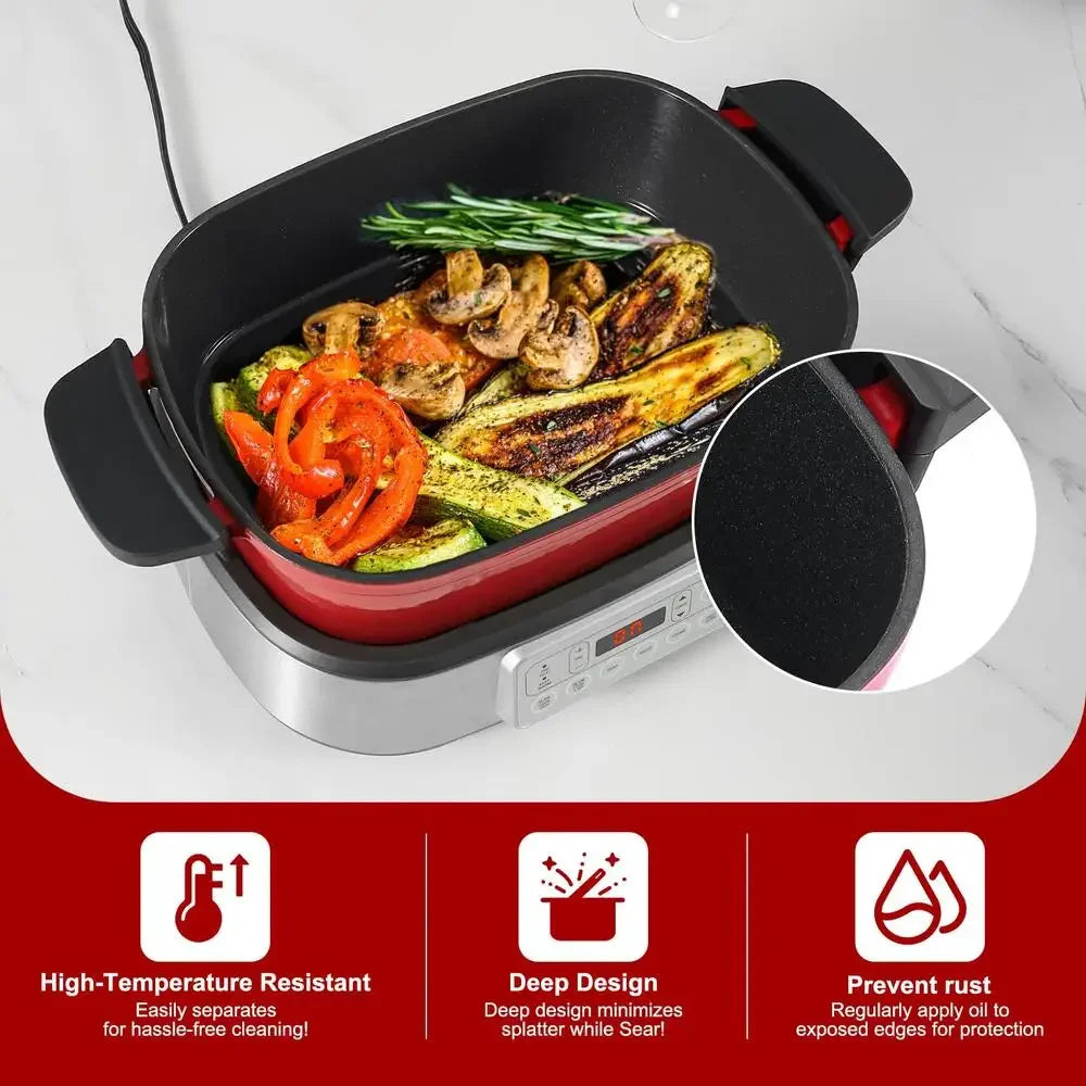 5.8QT Electric Dutch Oven Multi-Cooker