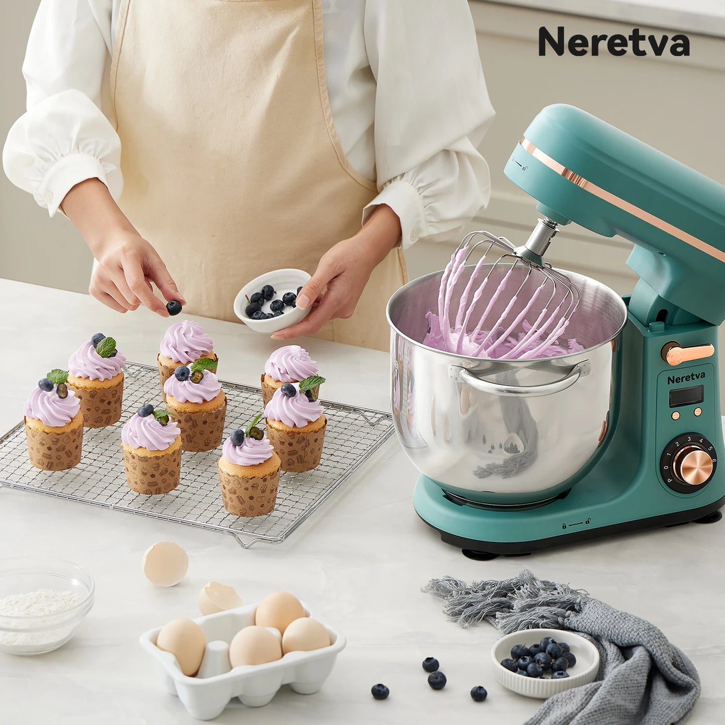 Stainless Steel Electric Stand Mixer