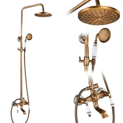 Antique Brass Shower Faucet