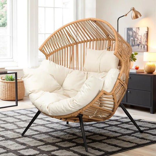 Oversized Wicker Egg Chair