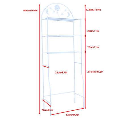 3-Tier Over The Toilet Storage Rack