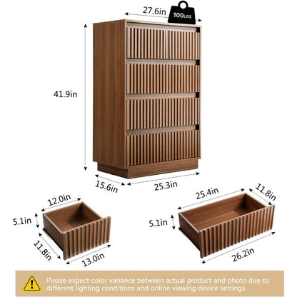 Wood Modern Dresser Chest