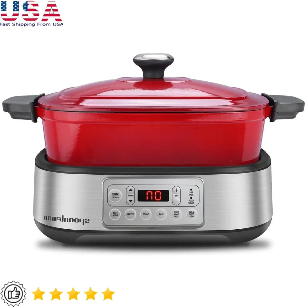 5.8QT Electric Dutch Oven Multi-Cooker