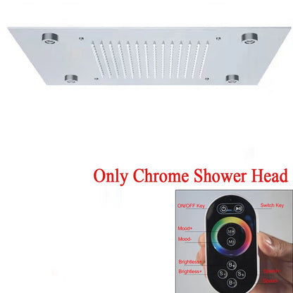 LED Thermostatic Modern Ceiling Shower