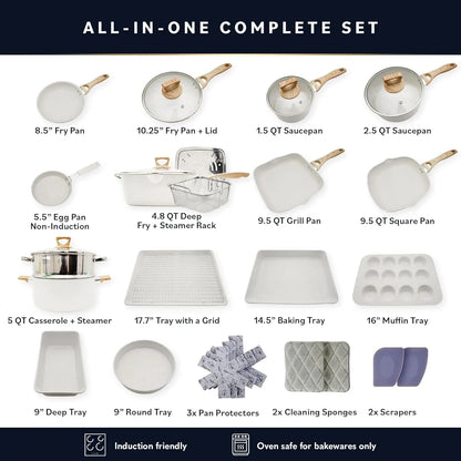 Non Stick Kitchen Cookware Set