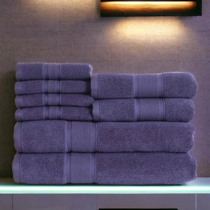100% Cotton 8 Piece Bathroom Towel Set