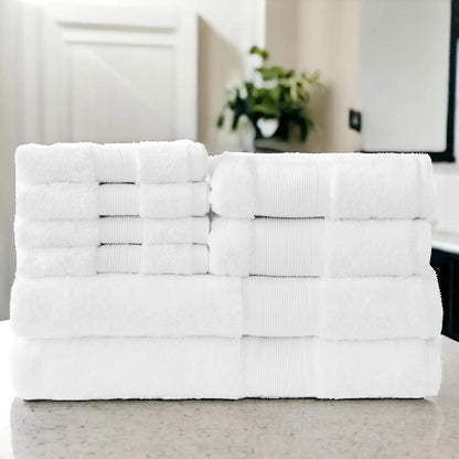 100% Cotton 8 Piece Bathroom Towel Set