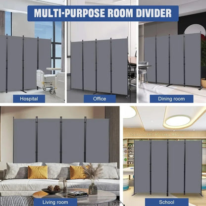 6FT Portable Room Divider