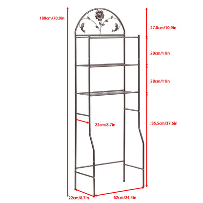 3-Tier Over The Toilet Storage Rack
