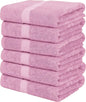 100% Cotton 6 Pack Bath Towel Set