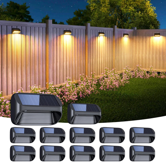 Solar Powered Fence Lights