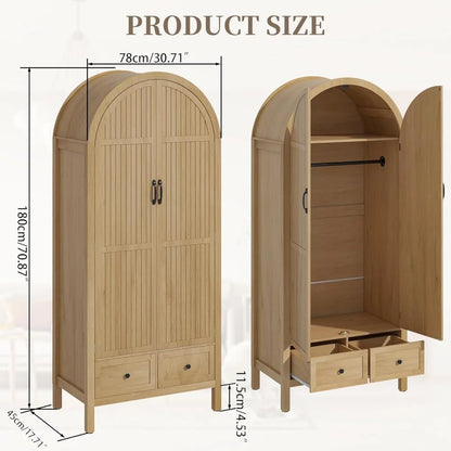 Armoire Wardrobe Closet With Drawers