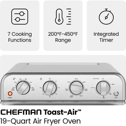 Chefman Air Fryer Toaster Oven Combo