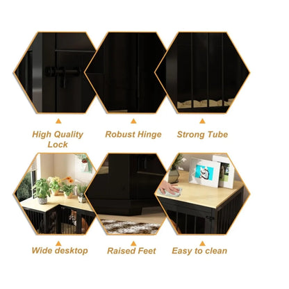Corner Dog Crate Furniture